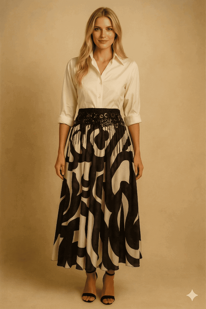 camisa mujer fiesta tafetán