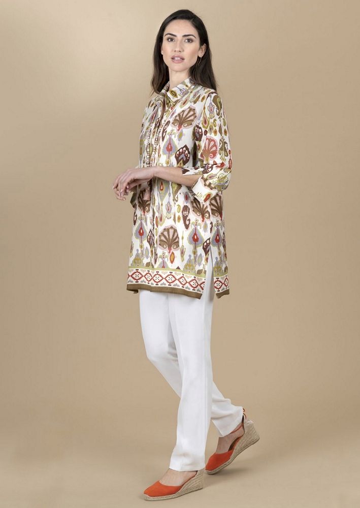 blusón mujer estampado