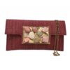 bolso clutch mujer fucsia evento