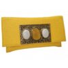bolso mujer fiesta amarillo comprar