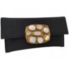bolso mujer fiesta negro clutch
