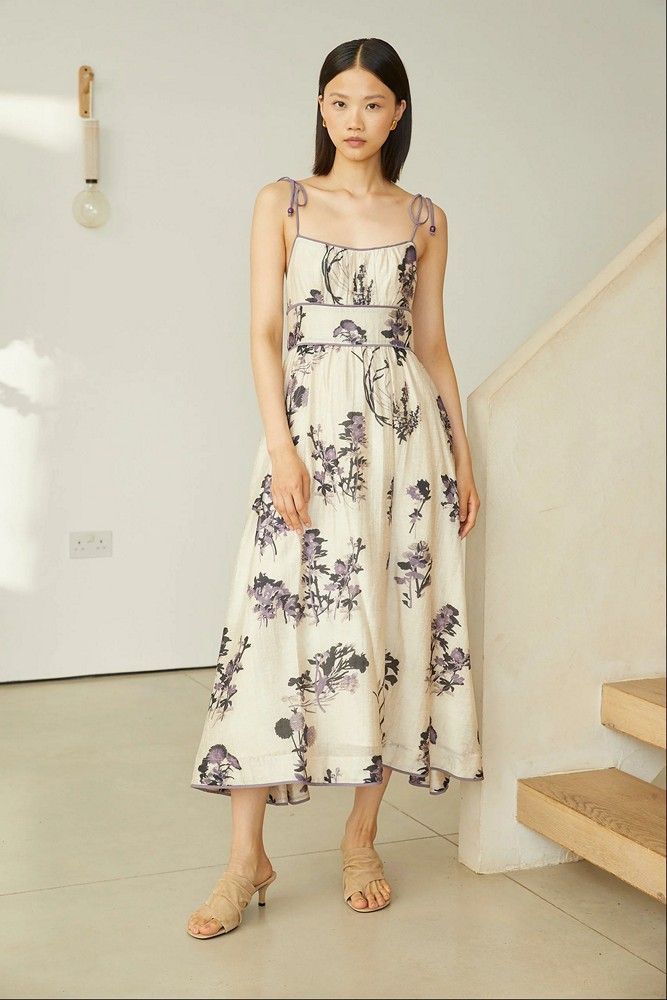 vestido tirantes flores comprar