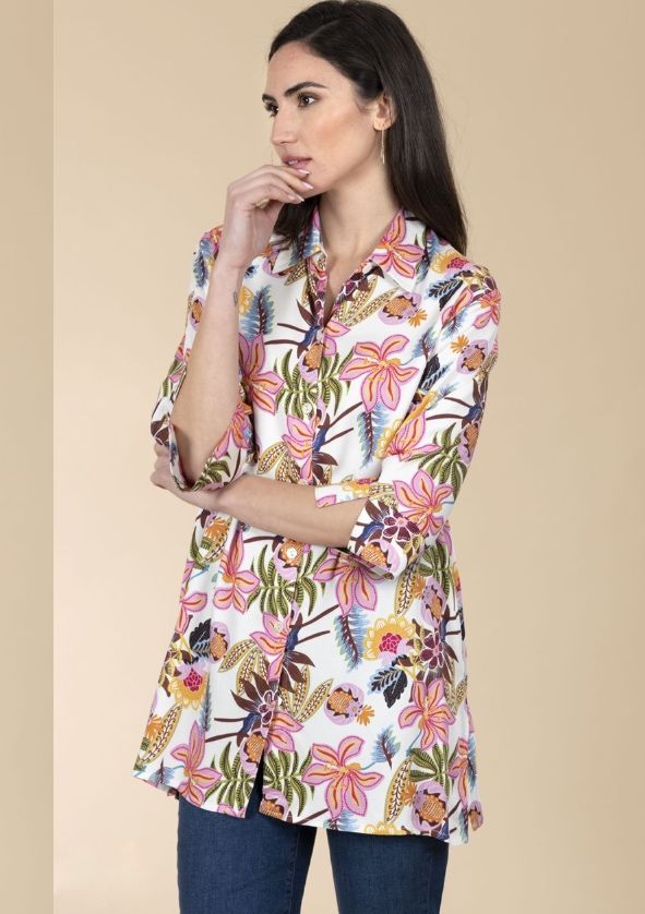 blusón mujer flores comprar