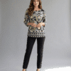 top mujer elegante