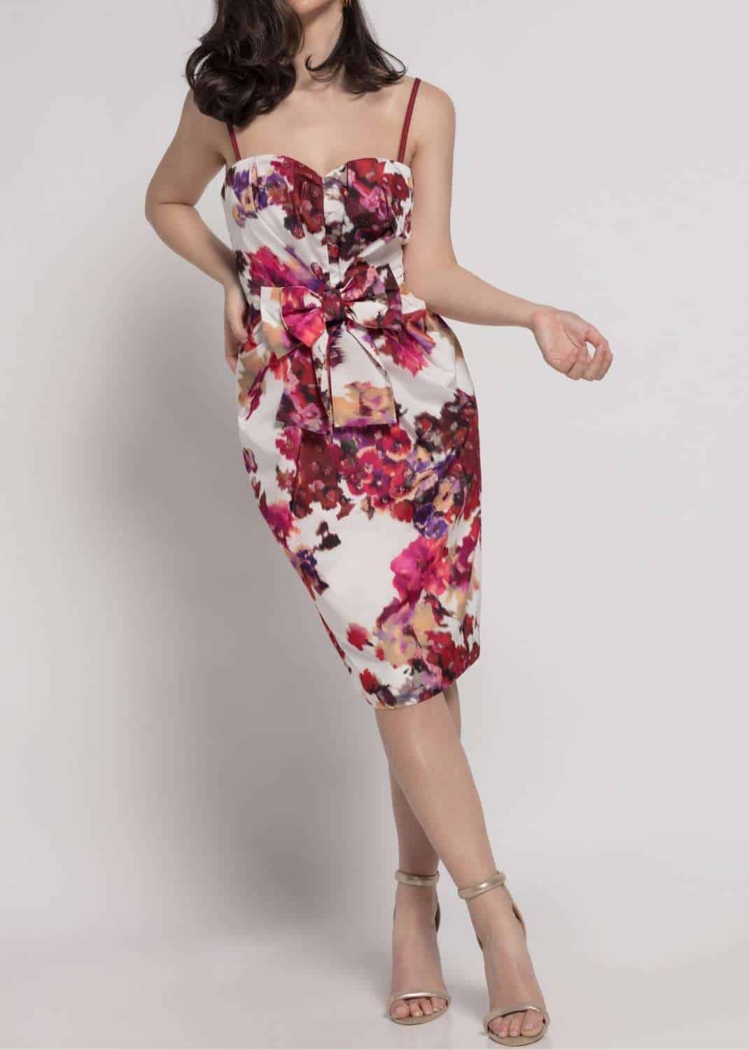 Vestido-mujer-fiesta-entallado-estampado-flores-lazo-granate-lopezientos.jpg