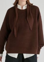jersey-mujer-oversize-canale-cuello-lazo-marron-paisie-lopezientos.jpg