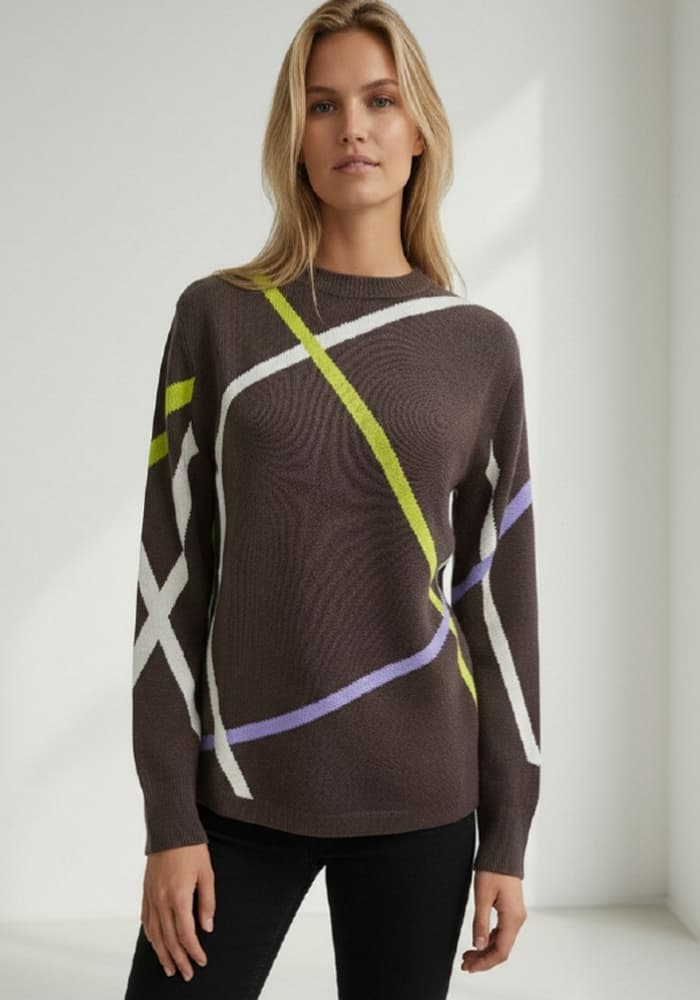 jersey-de-mujer-jacquard-cintas-marron-lopezientos.jpg
